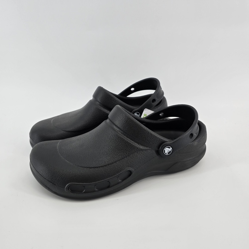 Crocs‎ Adult Bistro Clogs Slip Resistant Shoes M9/W11 10075-001 New Black